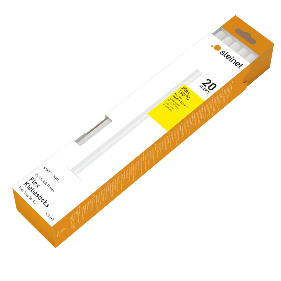 Steinel-Flex-Glue-Sticks-600g11mm-20-Pack.jpg Steinel Flex Glue Sticks 600g/11mm - 20 Pack - Image 1