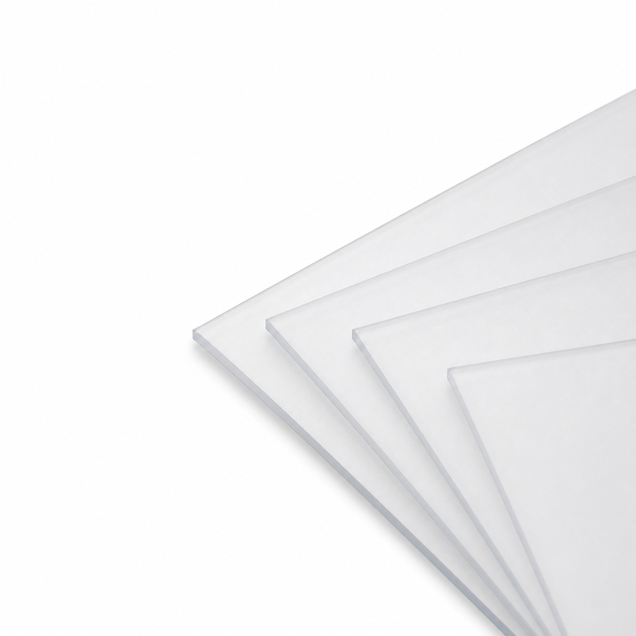 intamarket-graphics-rigid-substrates-Frosted clear PVC sheets PVC Matt Clear Acetate – Polyvinyl Chloride Acetate - Image 1